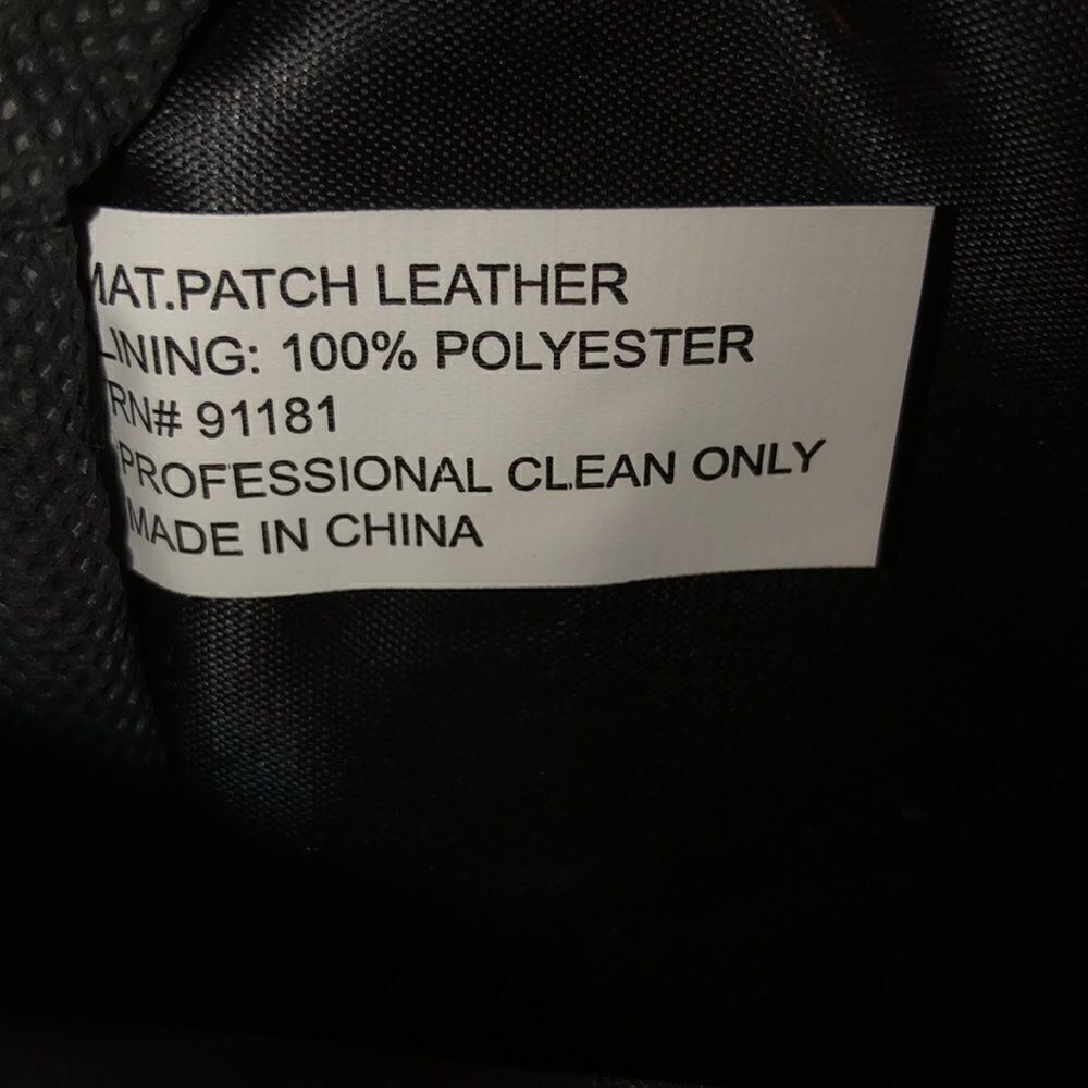 Patch Black Leather Small Zip Wallet - Picture 5 of 10